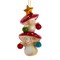 Merry Little Mushroom Holding Ornaments - Standing on his head